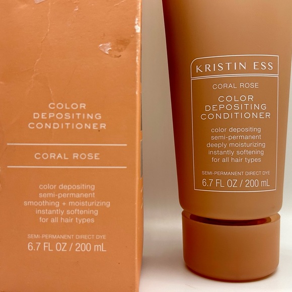 NIB Kristen Ess Color Depositing Conditioner - Coral Rose - Picture 2 of 8